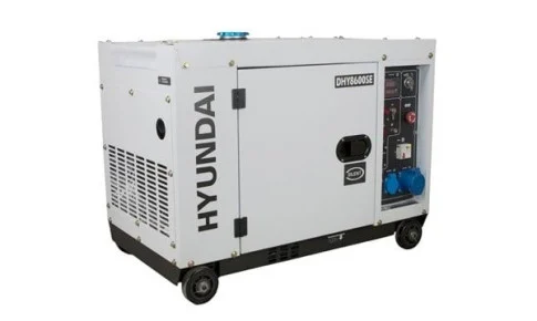 Gerador Diesel Silencioso 6.3Kw Hyundai DHY8600SE