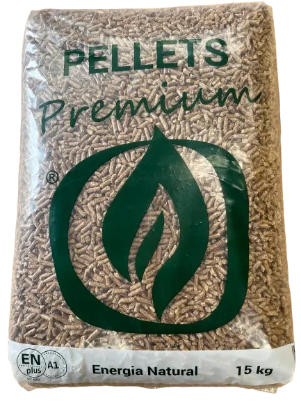 77 Sacos de Pellets ENplus A1 Premium 15 kg