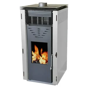 Estufa de Pellets Cero REM Ventilada 10 kW – Calefacción Eficiente para 200 m³ y Bajo Consumo de Pellets