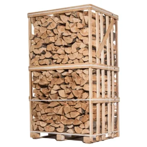 Leña de Madera Dura de 45 cm – Palé de 2 m³ (2,6 Estéreos)