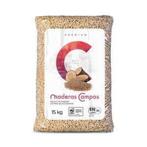 Pellets de madera a Palet 1.050 kg, 70 ud.