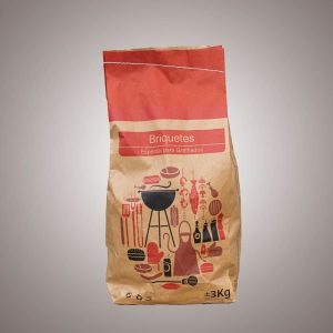 Briquetas de carbón vegetal 3 Kg | 1 palet de 188 uds