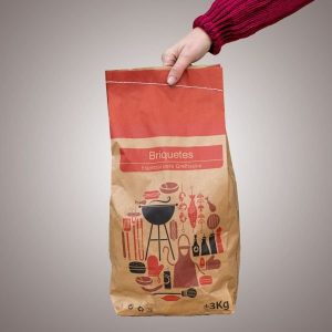 Briquetas de carbón vegetal 3 Kg | 1 palet de 188 uds