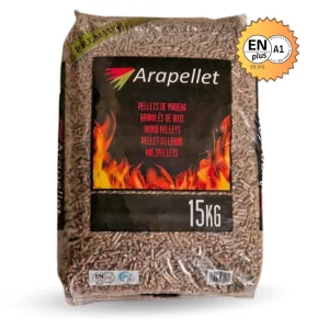 Pellets de Madera para Calefacción – 77 Sacos de 15 kg