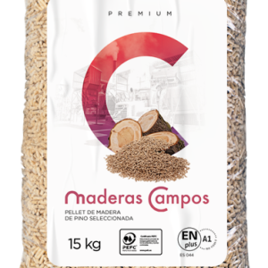 Pellets de madera a Palet 1.050 kg, 70 ud.